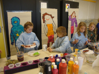 schilderen met kinderen